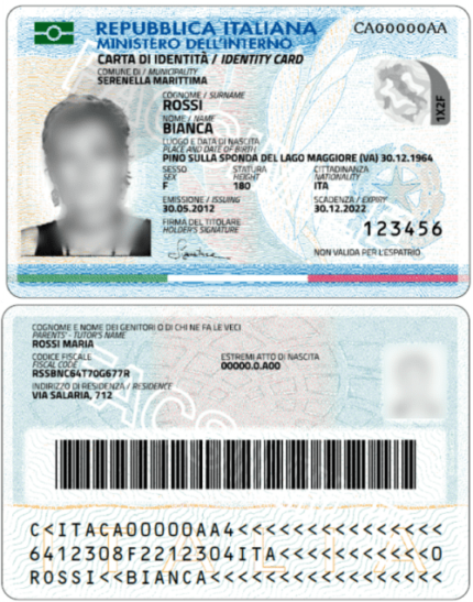 Buy ITALIAN ID CARD Online